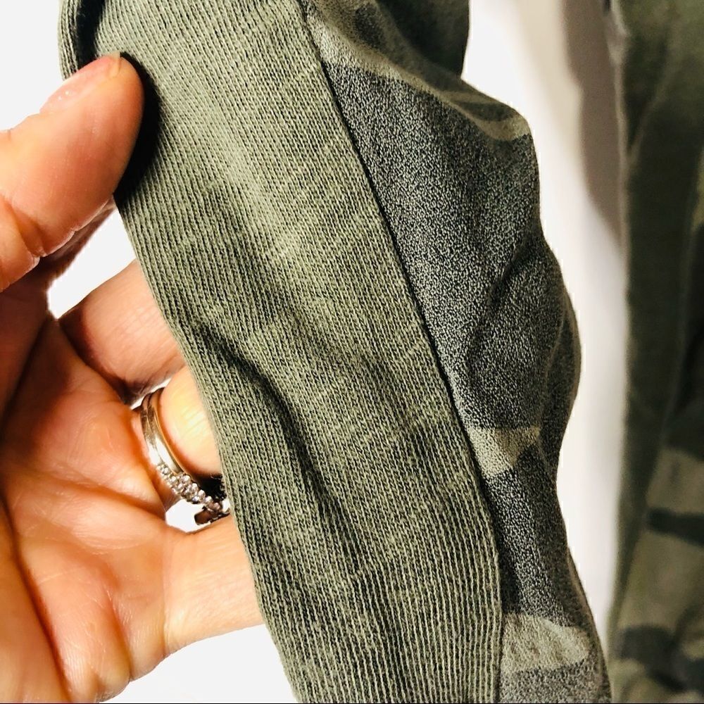Splendid Green Camo Jogger Track Pants Lyocell - Picture 3 of 11